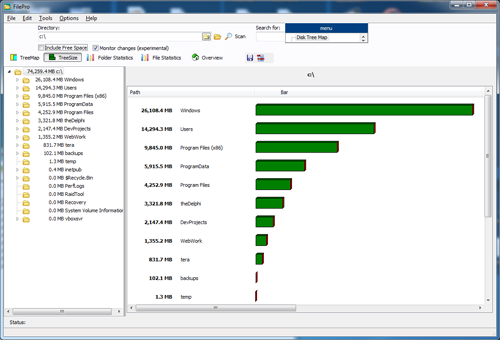 TreeMapFs (FilePro)